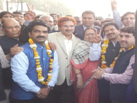 bsp win jila panchayat